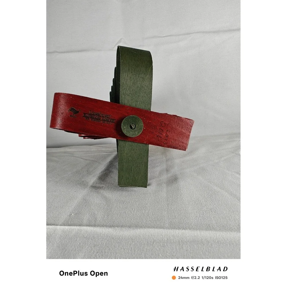 RARE 2016‎ Longaberger Splint Christmas Tree Red & Green 6